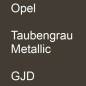 Preview: Opel, Taubengrau Metallic, GJD.